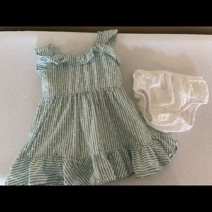 Janie and Jack spring dress and bloomers